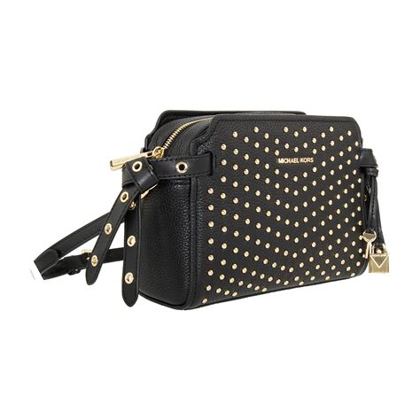 MICHAEL Michael Kors Bristol Studded Leather Messenger 